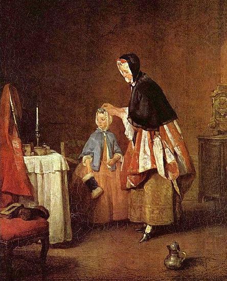 Die Morgentoilette, Jean Simeon Chardin